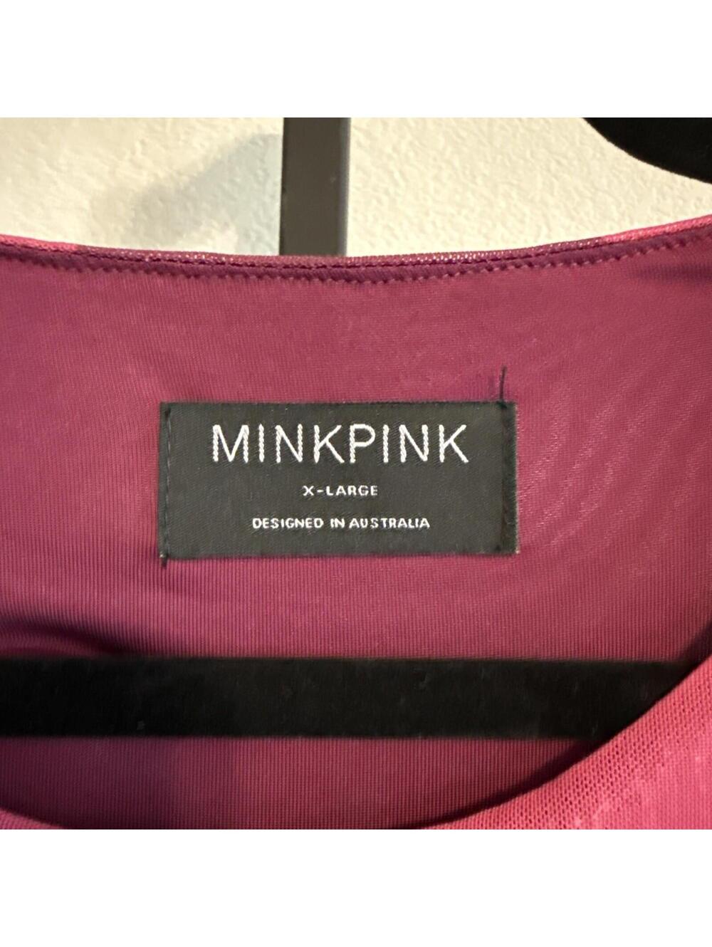 MinkPink Persephone Mesh Midi Dress Size XL (flawed) - Picture 8 of 13